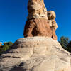 This hoodoo stands near Metate Arch.