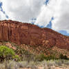 The Gulch at the confluence with a major side canyon.