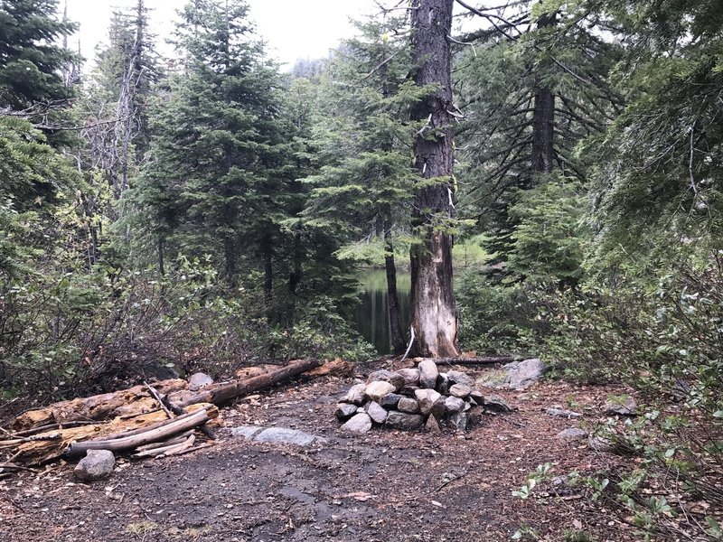 The primary campsite at Mill Creek Lake is quite nice.