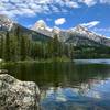 Taggart Lake, from the Taggart Lake Trail.