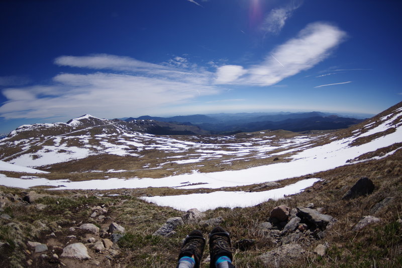 Make sure to pause and enjoy the views behind you too!