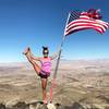 Striking a pose from the top of Black Mountain.