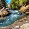 A beautiful section of river along the way.