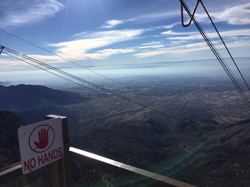 La Luz overlooks Albuquerque from the Sandia Peak Aerial Tramway.