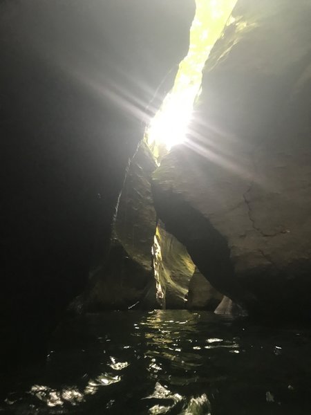 Titou Gorge is beautiful in the midday sun.