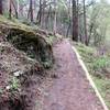 The bottom of Snark Trail is buffed smooth.