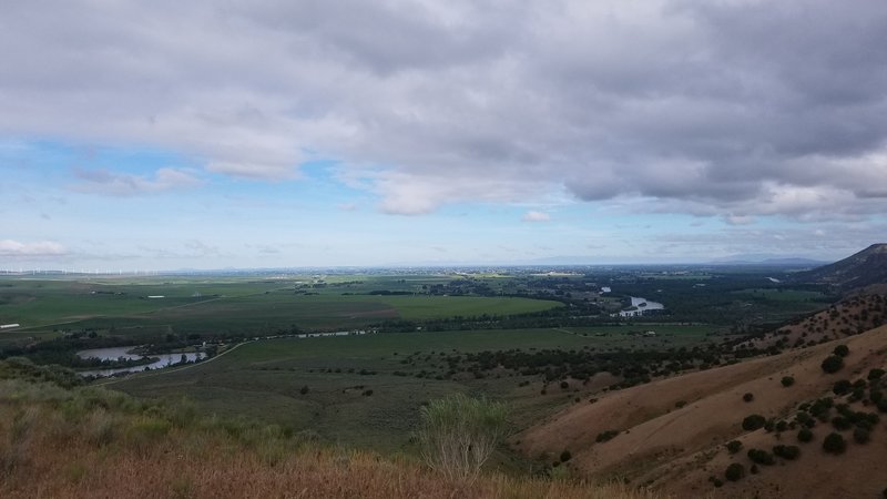 Experience great views of Ririe and Idaho Falls in the distance.