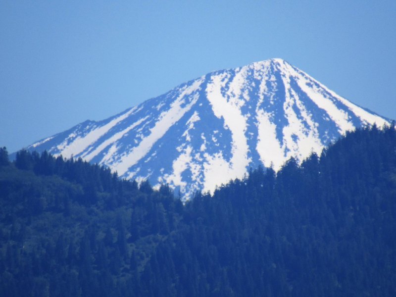 Mt. Mcloughlin is beautiful from the Lewis Loops (Photo by Robert Nicholson).