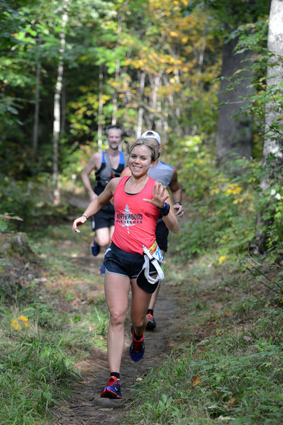 Singletrack in the Birkie Trail Run.