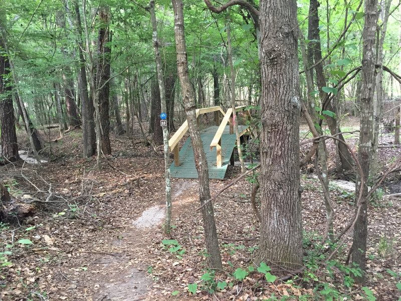 Another bridge awaits along the foot trail.