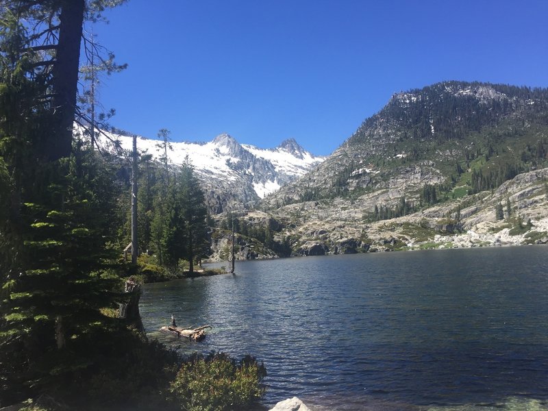 Lower Canyon Creek Lake is gorgeous in the summer.