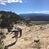 The view down to Escalante from the Boulder Mail Trail is quite beautiful.