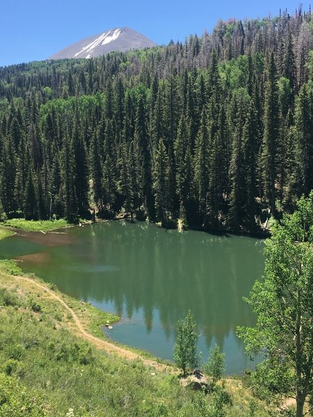 Clark Lake is beautiful in the summertime.