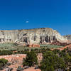 There's plenty of scenery behind Chimney Rock.