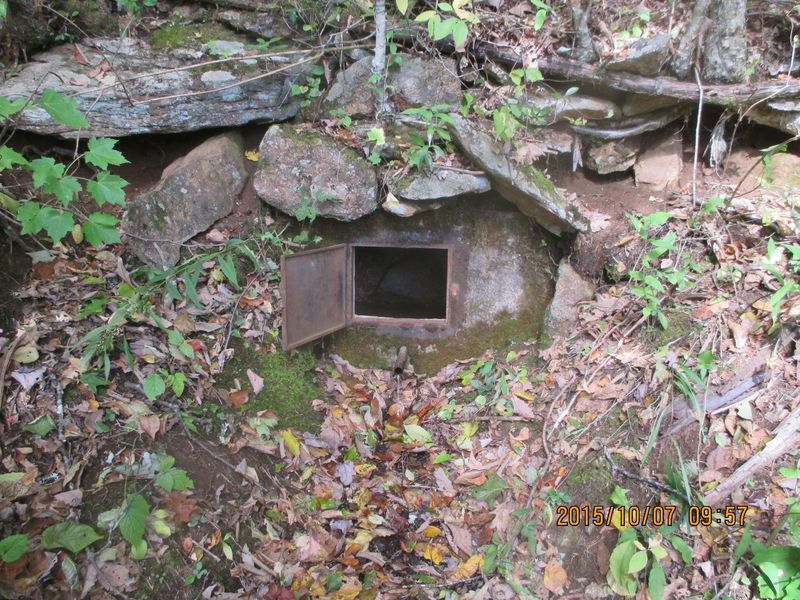 Springwater access along the trail. Must be purified before drinking!