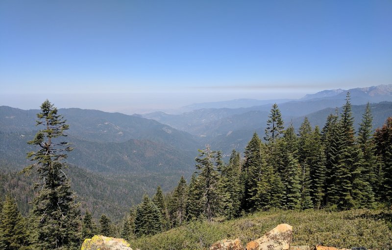 Enjoy the view from 8200' near the top of the Bear Creek Trail looking west.