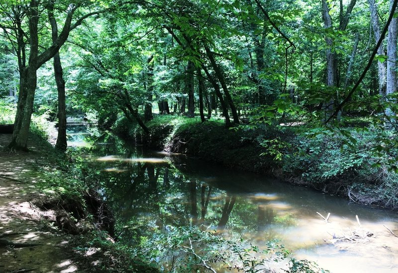 This is the flume for the old mill.