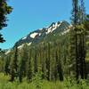 Loomis Peak stands over the Manzanita Creek Trail.