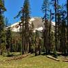 Mt. Lassen towers over the Manzanita Creek Trail.