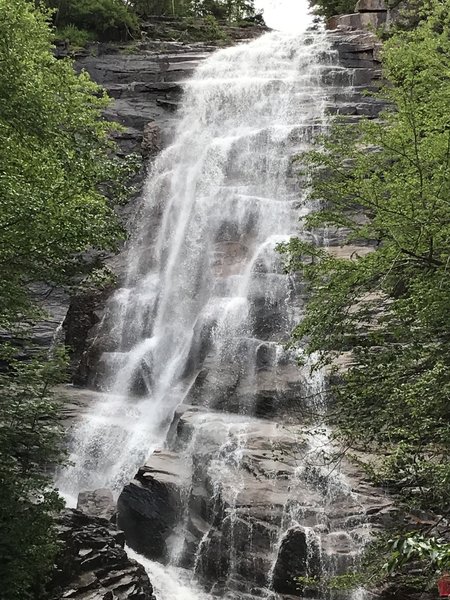 Arethusa Falls, the highest waterfall in the White Mountains, awaits at the end of the Arethusa Falls Trail.