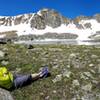 Lake Dorothy is a short detour from the Arapahoe (Caribou) Pass Trail just after the trail splits. It's highly recommended!