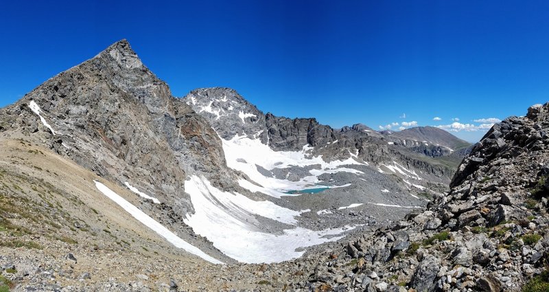 Arapahoe Glacier is simply stunning.