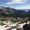 From Eccles Pass, enjoy this view looking back at the South Willow Creek drainage.