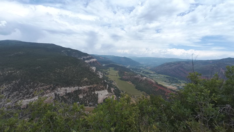 Enjoy a stunning view from the top of Animus City Mountain looking north.