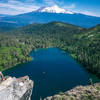 Enjoy breathtaking Mt. Shasta views from above Castle Lake.