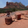 This is the trail junction of the Jordan Trail and Soldier Pass Trail.