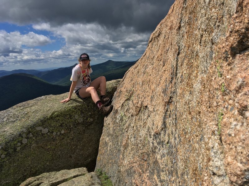 Mt. Garfield stands with Franconia Ridge in the background.