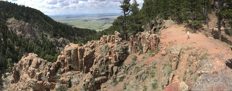 Rock out cropping on Casper Mountain