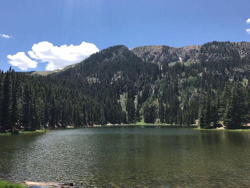 Middle Fork Lake in June.