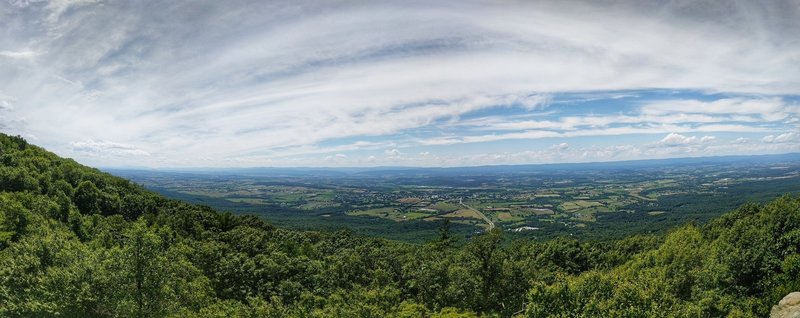 Overlooking New Market, Virginia.