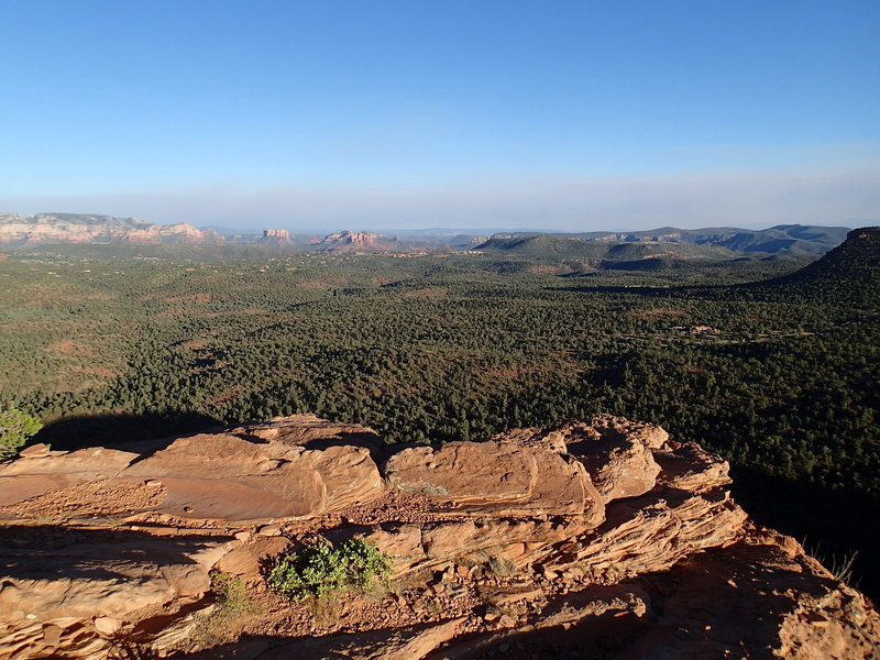 Looking towards Cathedral Rock and Courthouse Butte