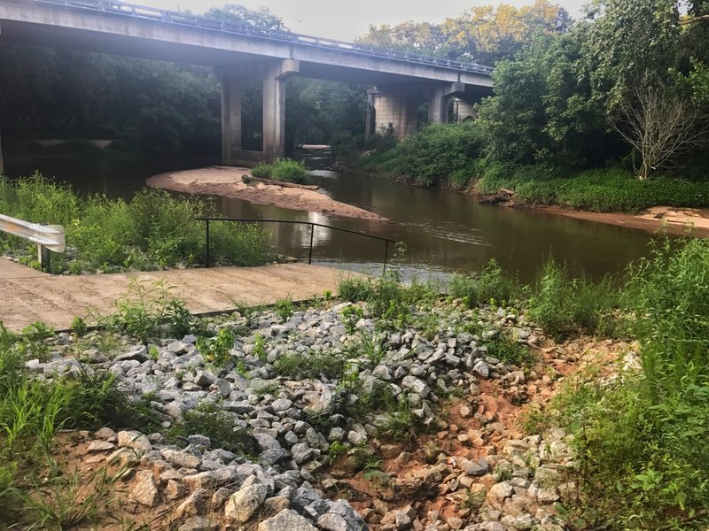 Canoe/Kayak launch and Hwy. 76.