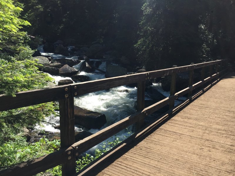 Goose Creek Falls Bridge.