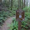 North Butte Trail sign.