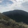 View of Santiago Peak from the trail up to Modjeska.