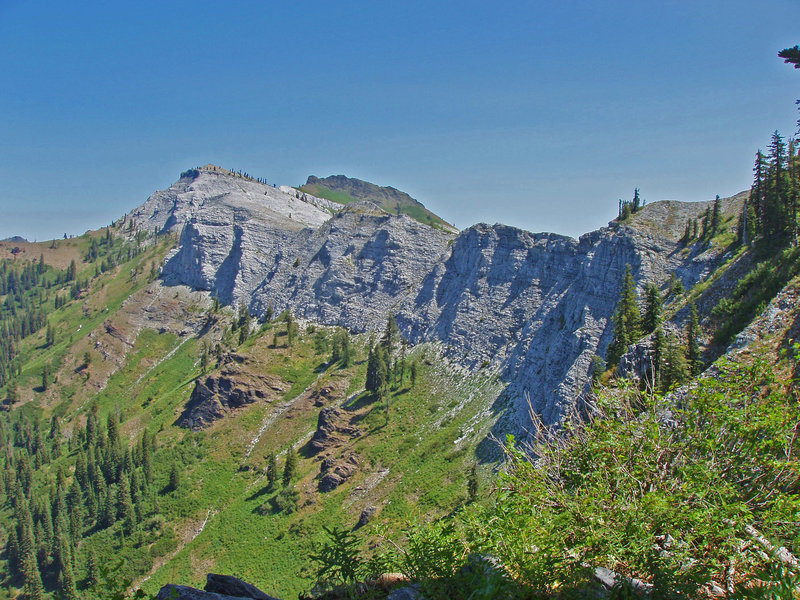 Back side of Marble Mountain from the Rim trail.