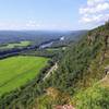 One of many wonderful views along Cliff Park Trail, which overlooks the Delaware River into New Jersey.