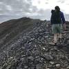 Heading up the ridge toward the summit of Cameron.