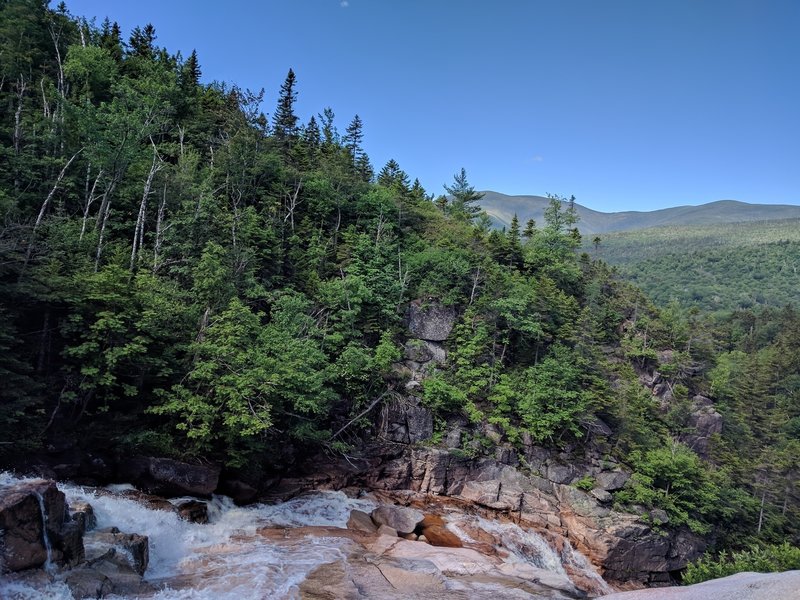 View from above Thoreau Falls