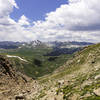 This is the valley down toward the Bierstadt trailhead