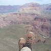 First glimpse of the Colorado River from the South Kaibab Trail at Skeleton Point