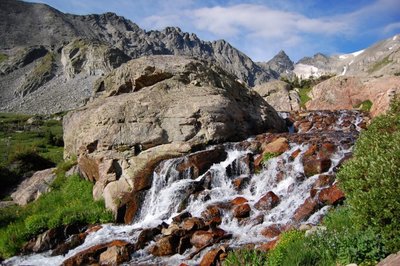 Waterfall views along the trail