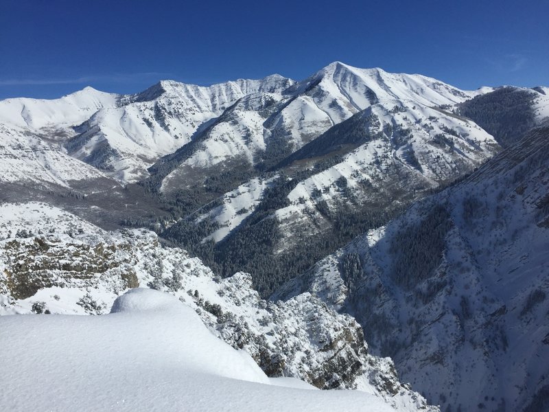 Looking southeast from Squaw Peak.