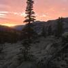 Sunset Above Tuolumne River