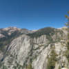 Lakes Trail: view down the canyon. The Watchtower is ahead but still not visible here.