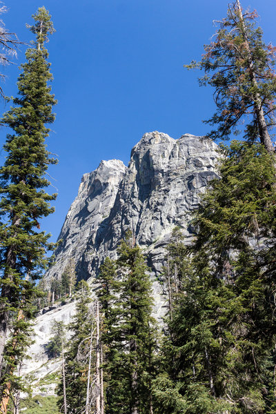 The Watchtower from the Tokopah Falls Trail